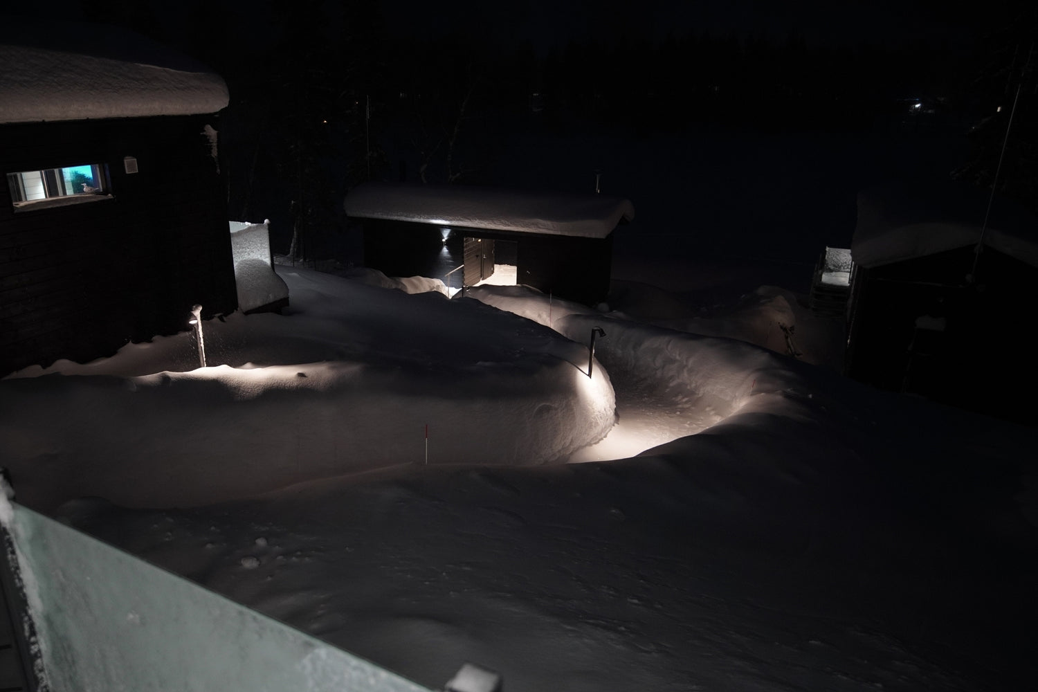 Lumityöt ja lumenpudotukset Ukkohalla, Hyrynsalmi ja Paljakka