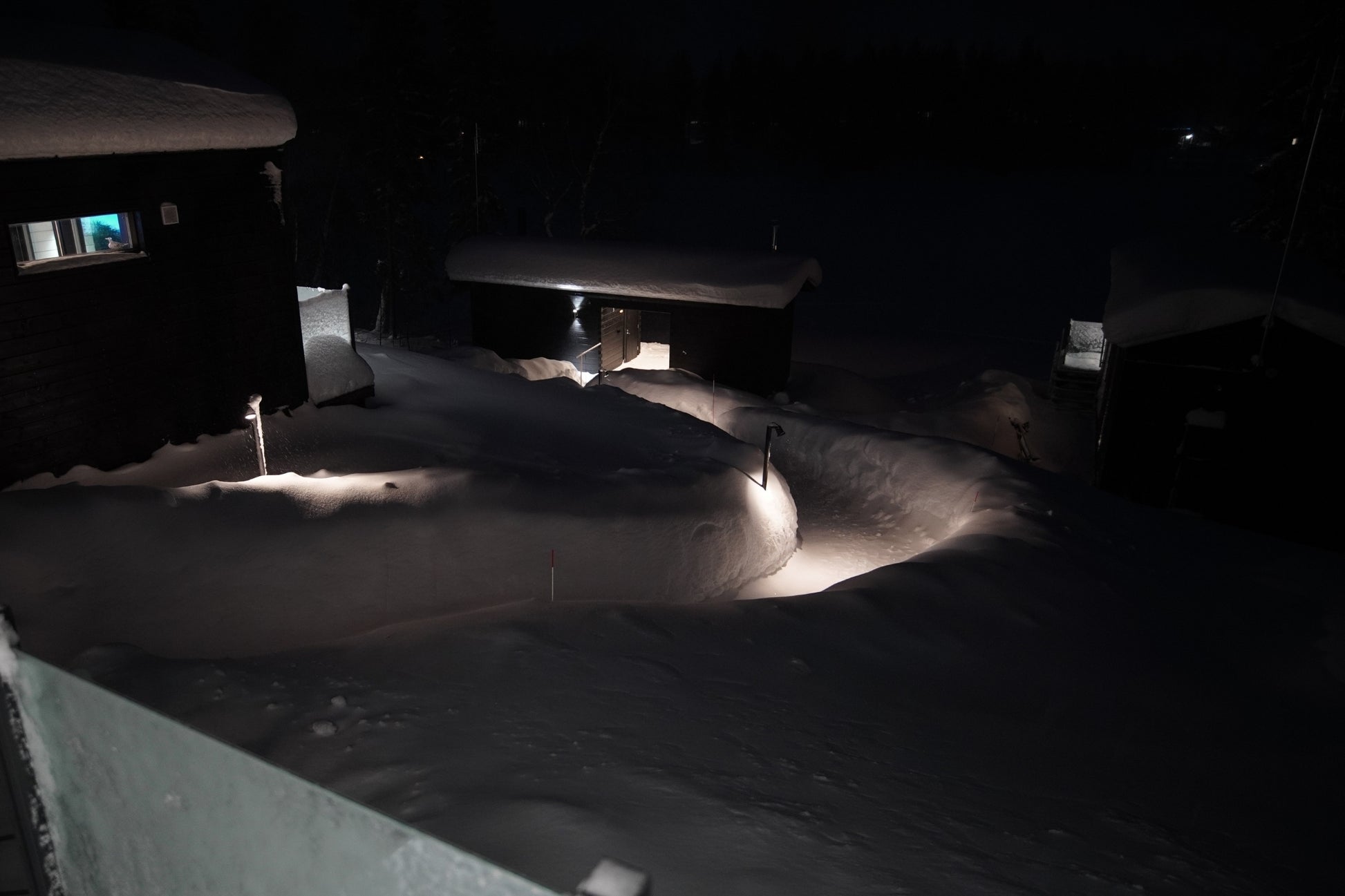 Lumityöt ja lumenpudotukset Ukkohalla, Hyrynsalmi ja Paljakka